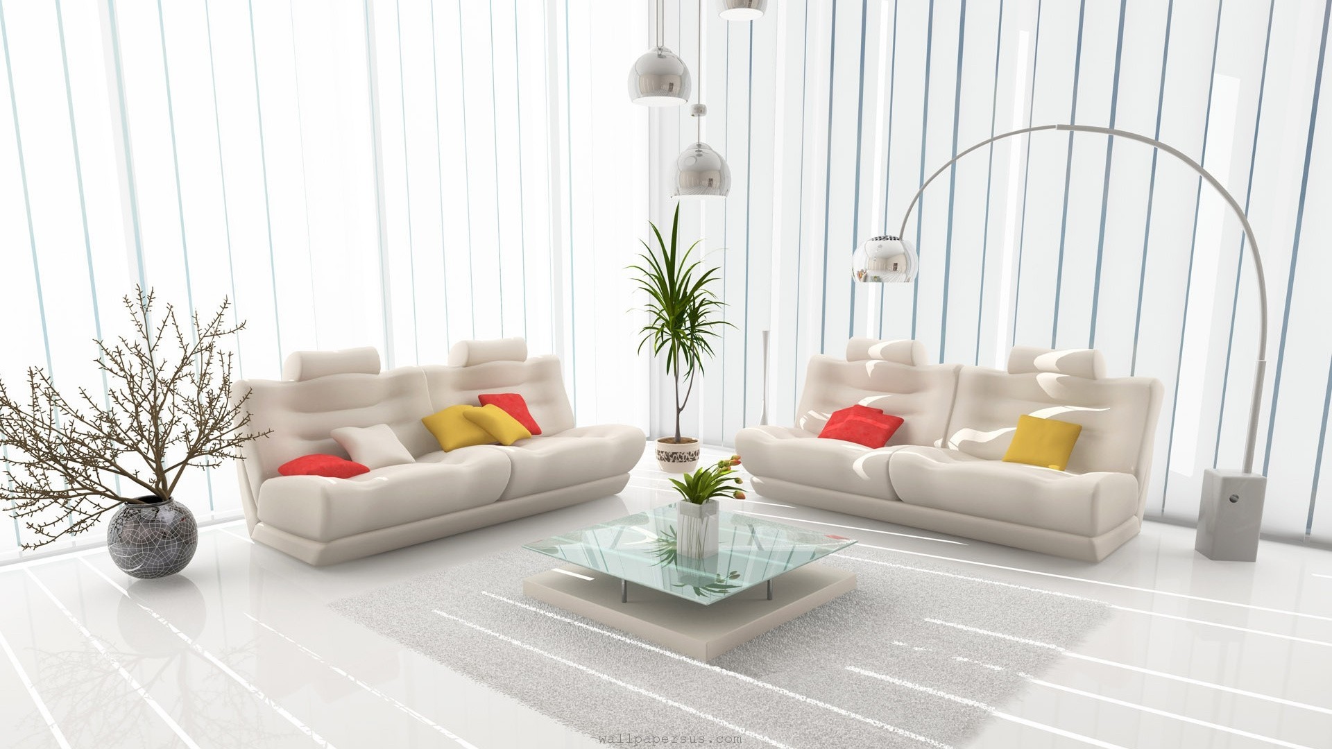 Déco salon blanc pour un intérieur lumineux et moderne - Designmag.fr ...