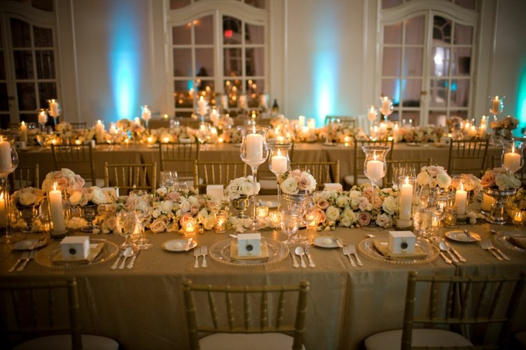 décoration de table pour mariage banquet