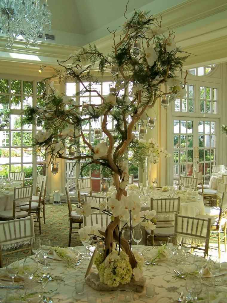 décoration de table pour mariage centre original