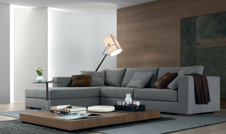design moderne sofas gris