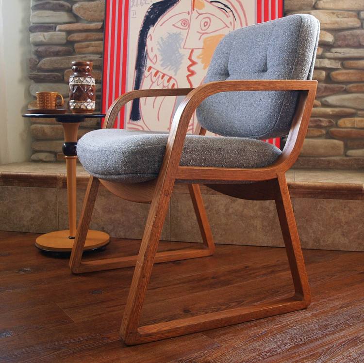 design danois vintage fauteuil bois