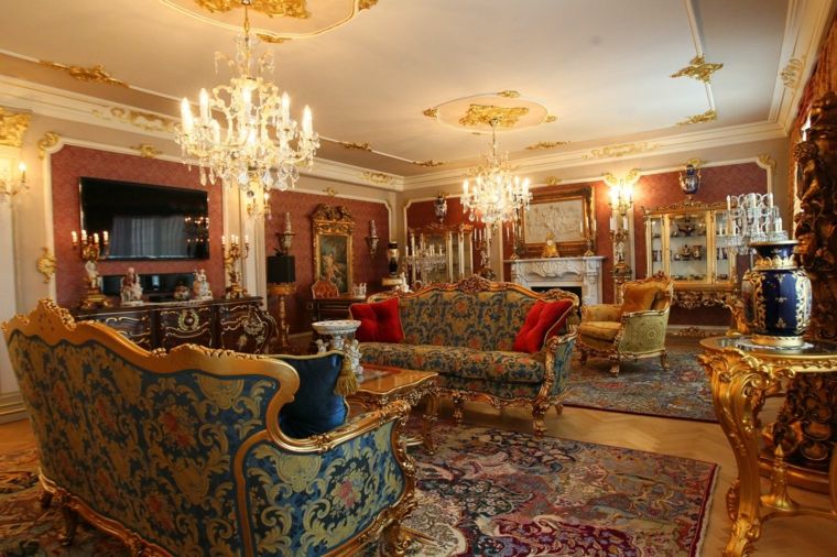 déco baroque salon elegant