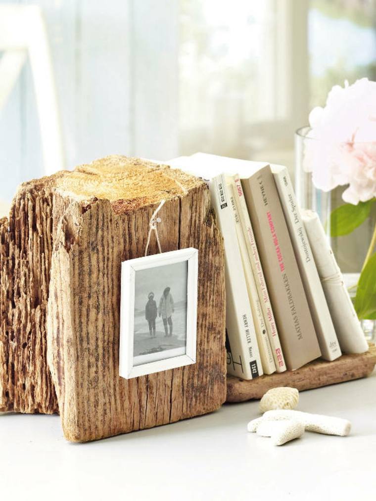 rangement idée déco bois recyclage livres décoration intérieure 