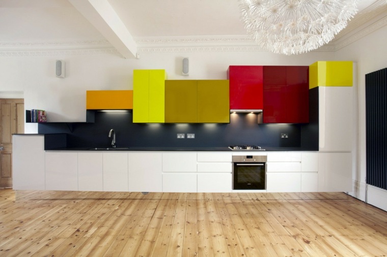 image de cuisine moderne design colore
