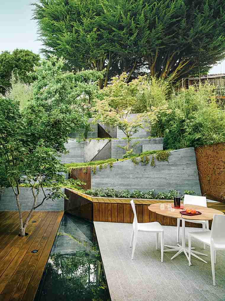 image jardin style zen terrasses japonaises