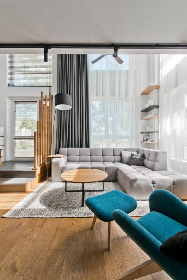 appartement design scandinave idée aménagement loft