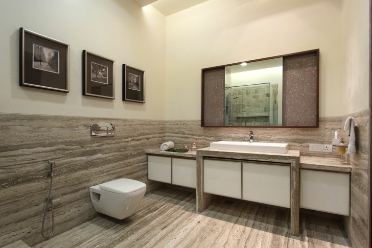 salle de bain design moderne toilettes