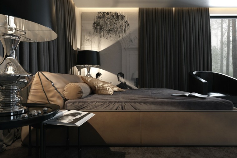 chambre a coucher design elegant