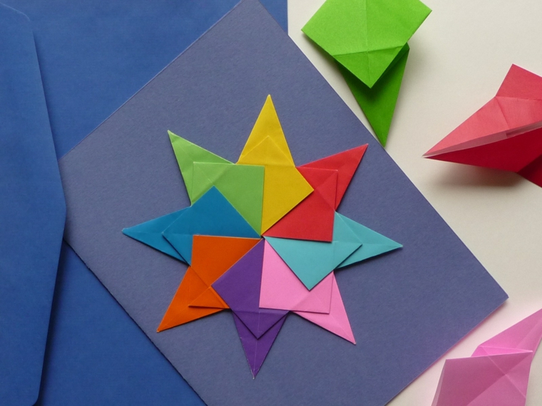 carte Noel origami idee