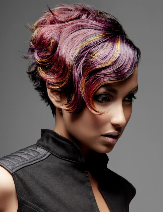 coloration femme tendance saison 2016 idée cheveux courts