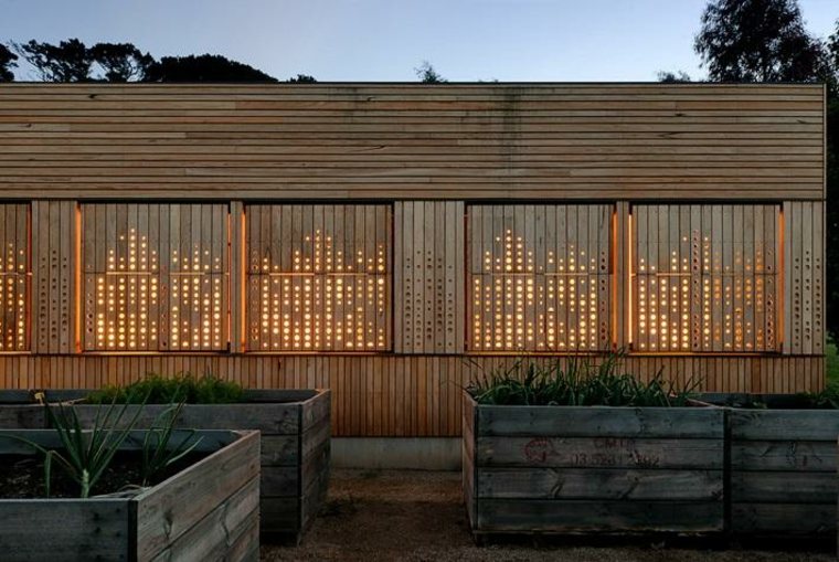 maison en bois design enfants idée aménagement jardin cabane -mihaly-slocombe-architects