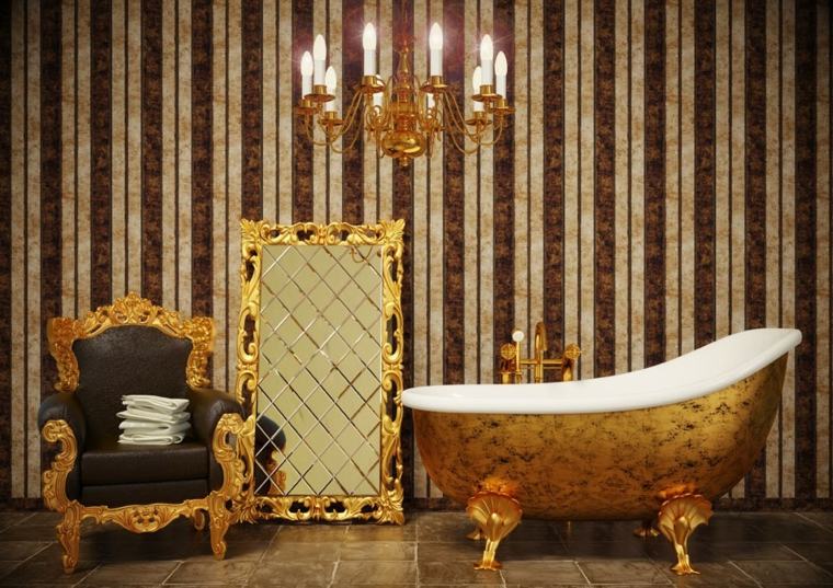 miroir decoration salle de bain design baroque