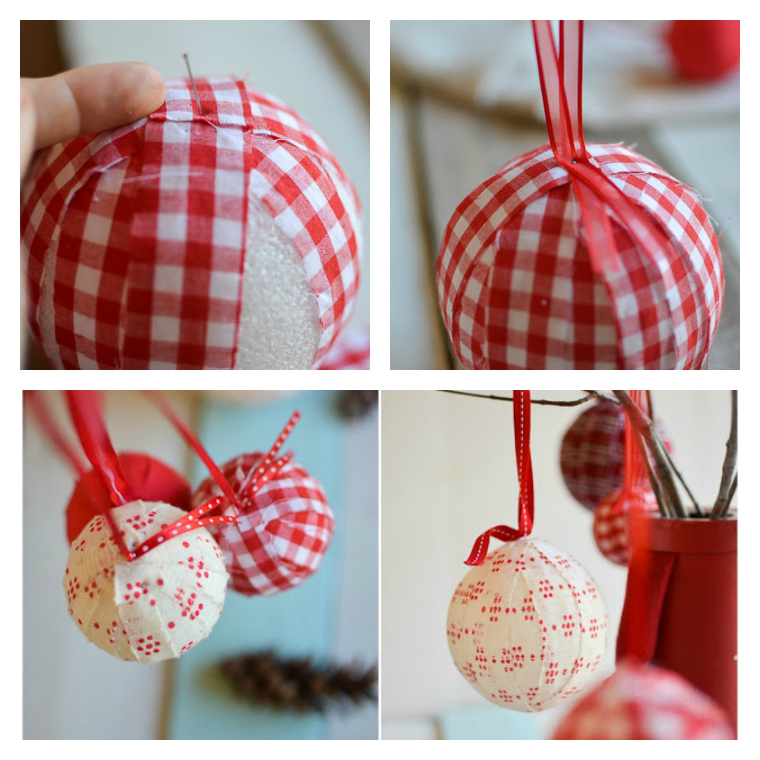 bricolage facile boule noel