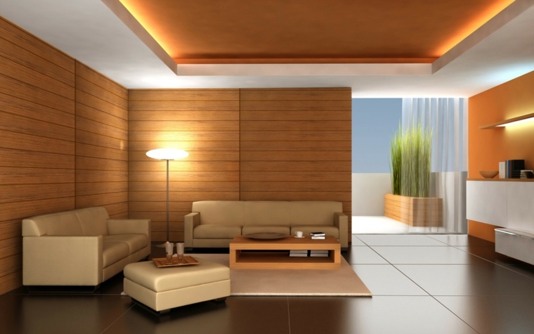 intérieur maison bois decor moderne