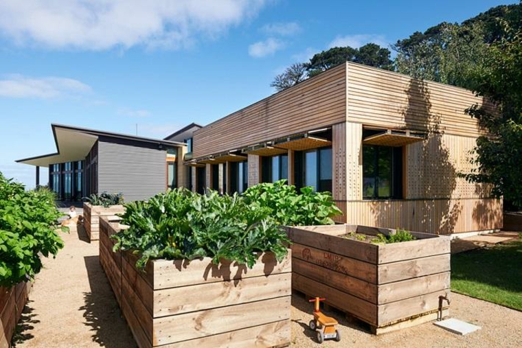 maison en bois pour enfant design jardin idée aménagement 