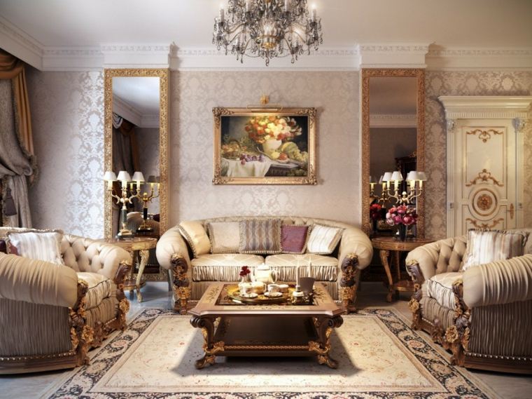 miroir baroque decoration maisons design luxe