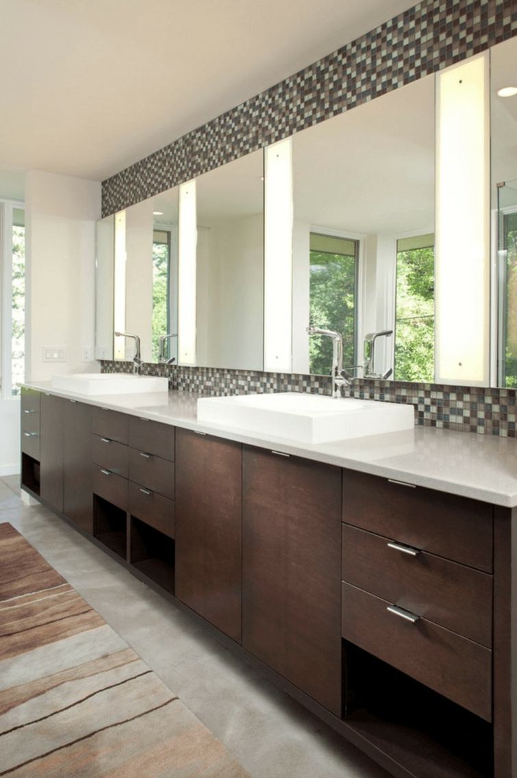 miroir design salle de bain moderne