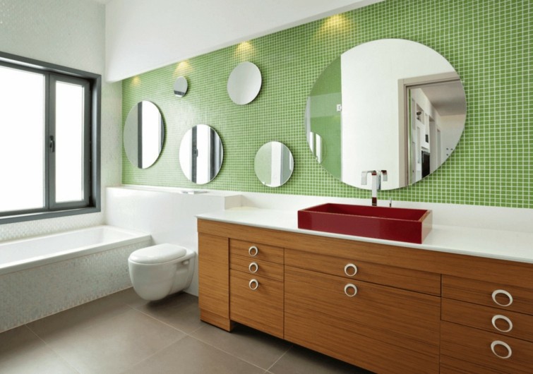 miroir mural salle de bain