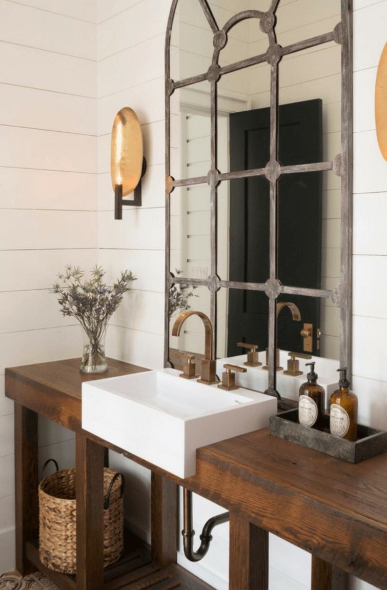 miroir salle de bain design interrssant