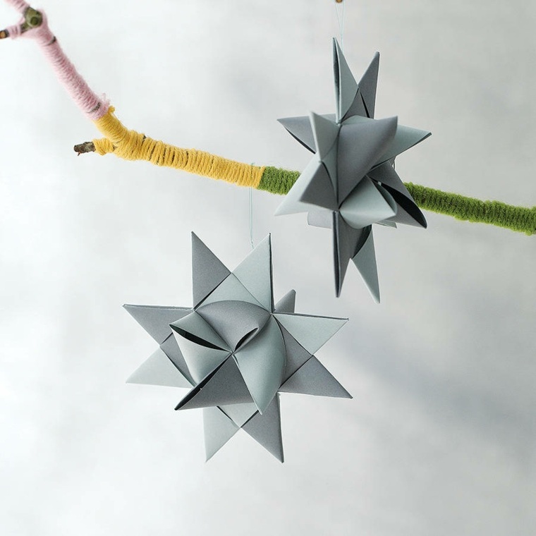 origami déco Noël etoiles idee