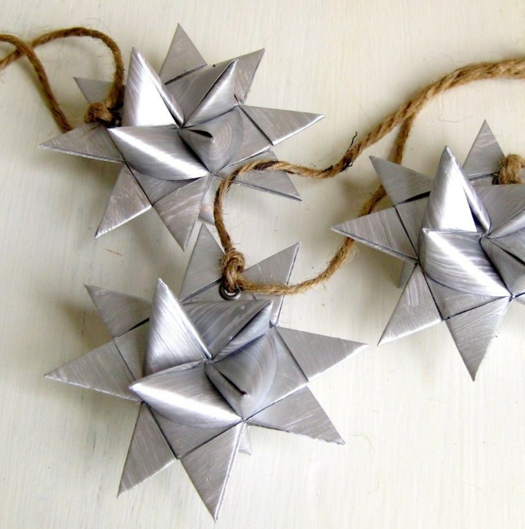 origami déco Noël etoiles