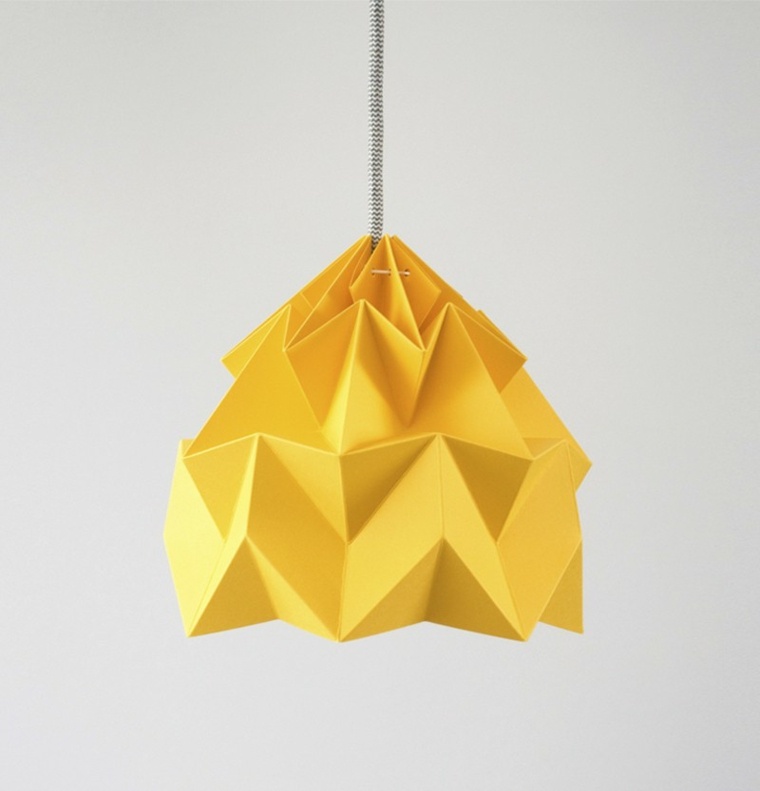origami lampe papier abat jour diy pas cher 
