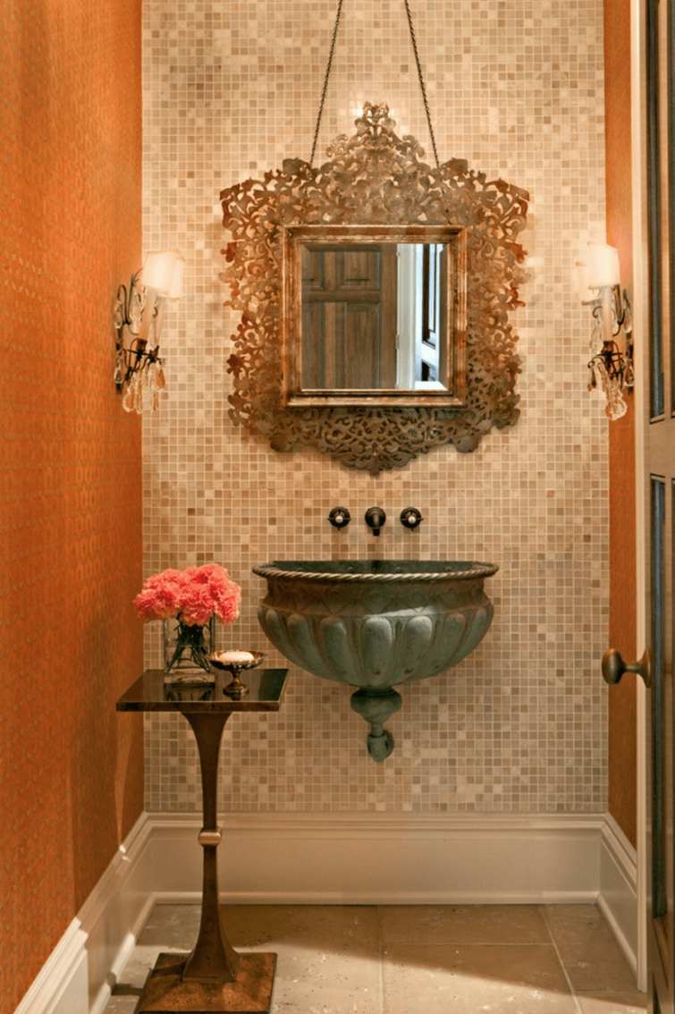 salle de bain miroir idee