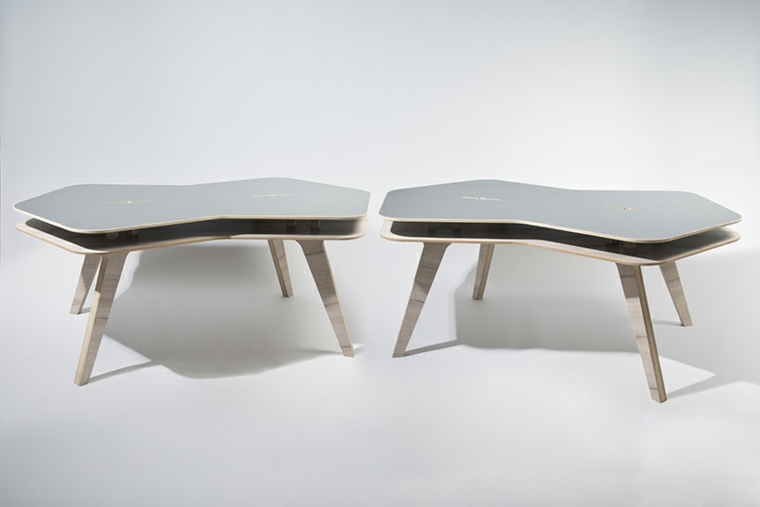 Aménagement de bureau tables design idées meuble design tessella desk studio NOS design mexique 
