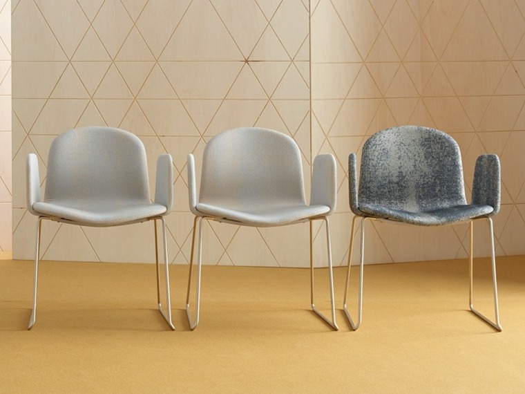 chaise accoudoir design idée accueil chaise design bureau aménagement 
