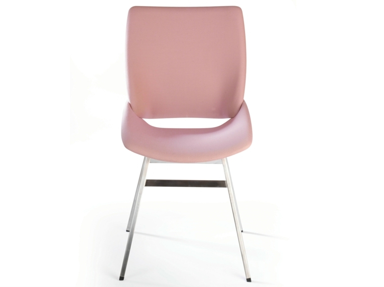 chaise design bureau rose tissu moderne idée aménagement bureau moderne design idée 