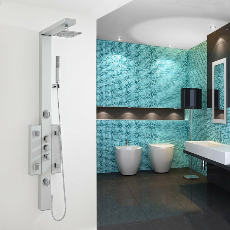 modele colonnes salle de douche design italien