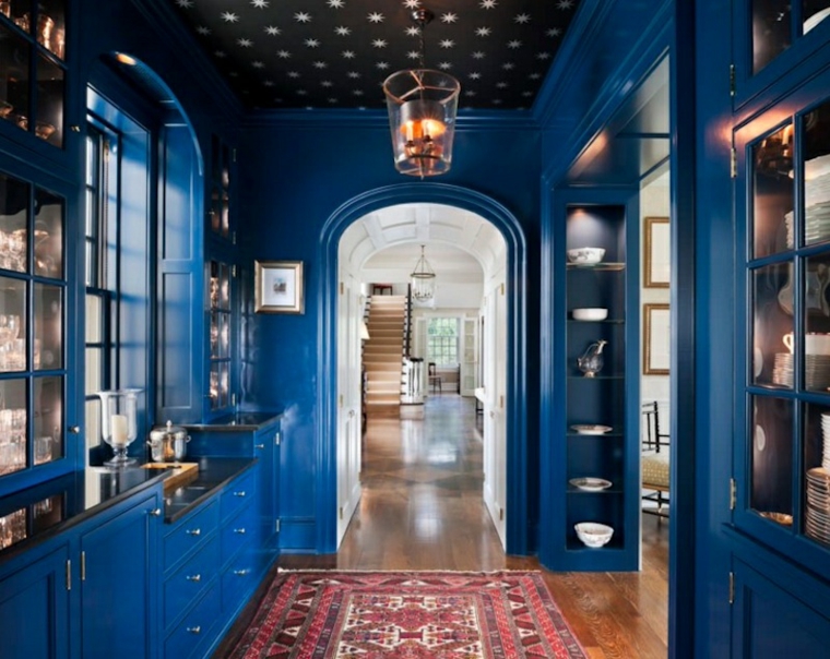 deco interieur bleu moderne