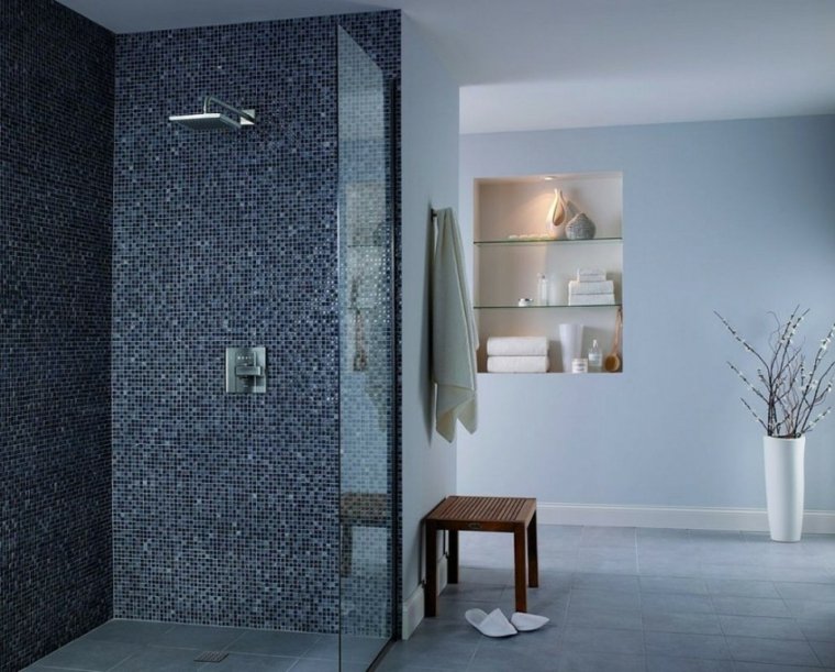 deco douche italienne verre salle de bain design