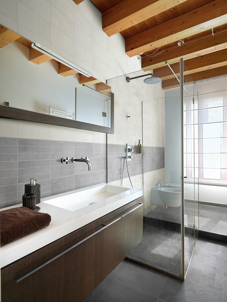 douche à l'italienne salle de bains decor moderne