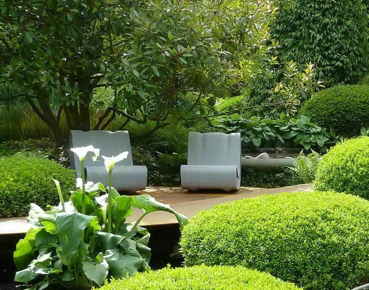 jardin design fauteuils originaux
