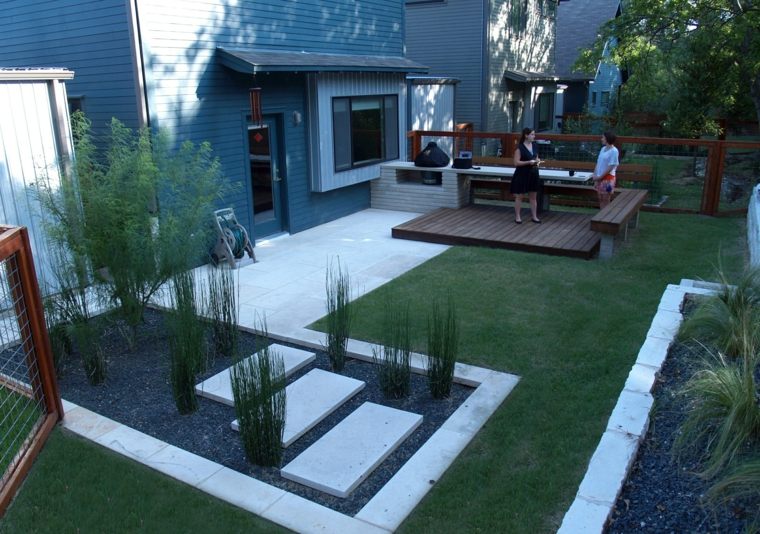 deco jardin minimaliste elegant