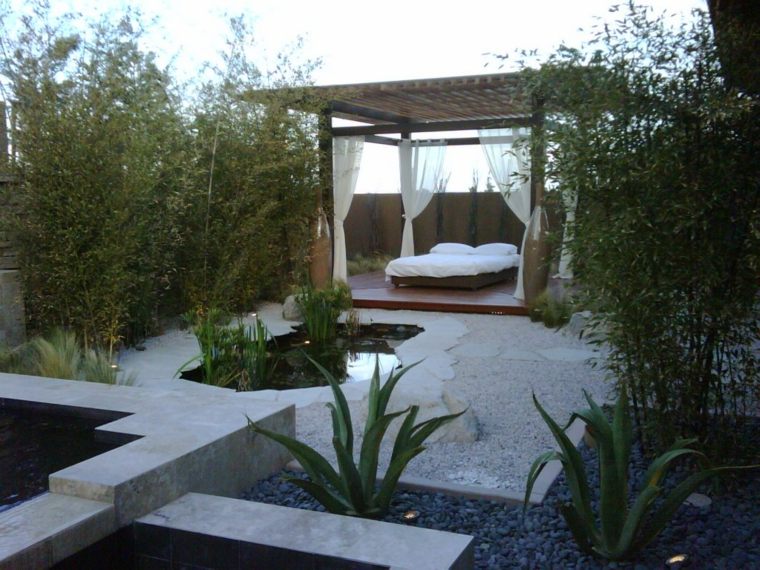 jardin minimaliste design moderne