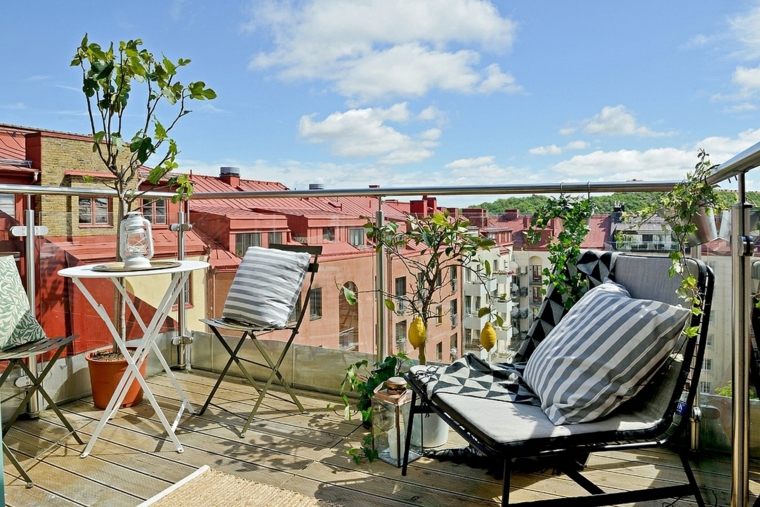 meuble pliant balcons urbains