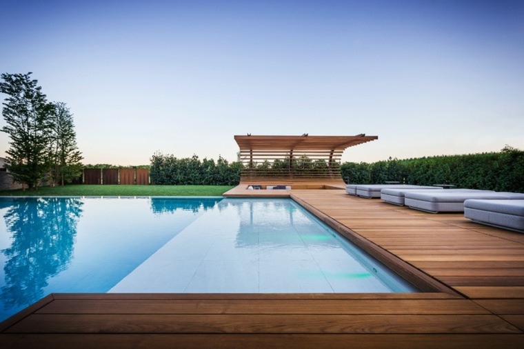 pergola piscine terrasses modernes