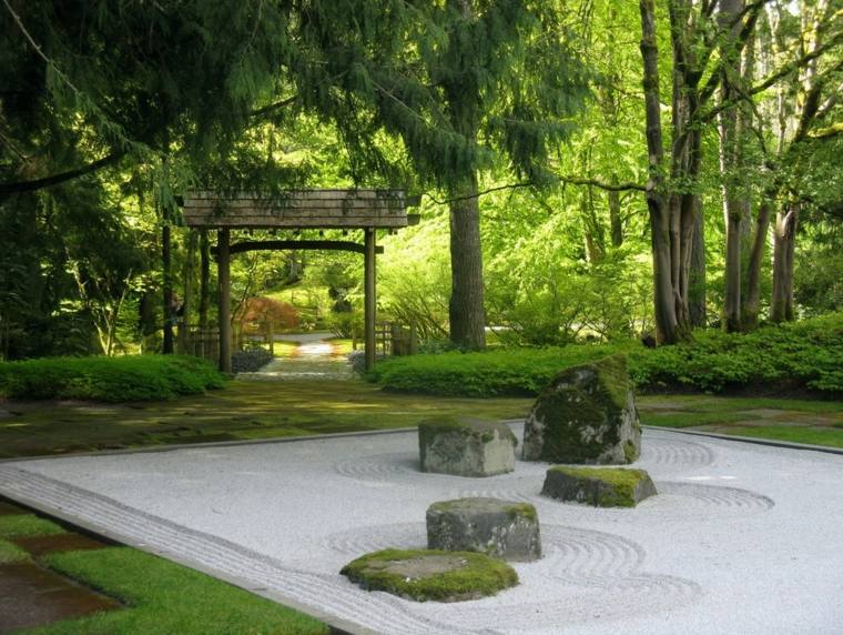 cailloux jardin japonais zen 