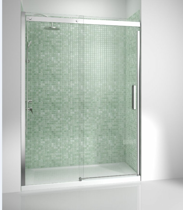 douche cabine paroi verre carrelage salle de bain