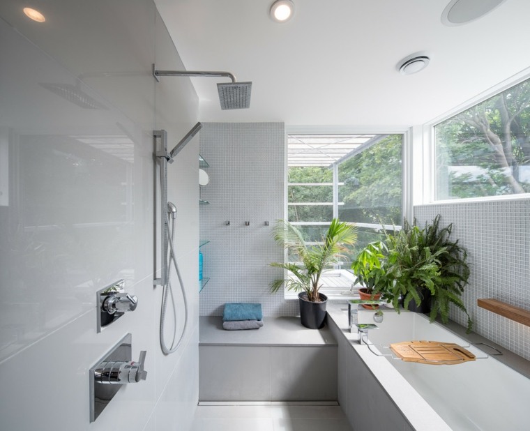 salle de bains deco moderne parois douche