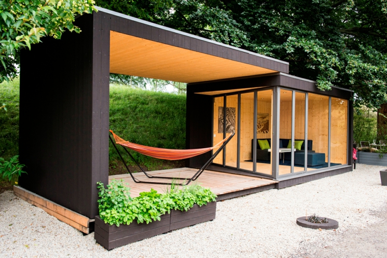 abri de jardin moderne design contemporain jardin maison bois 