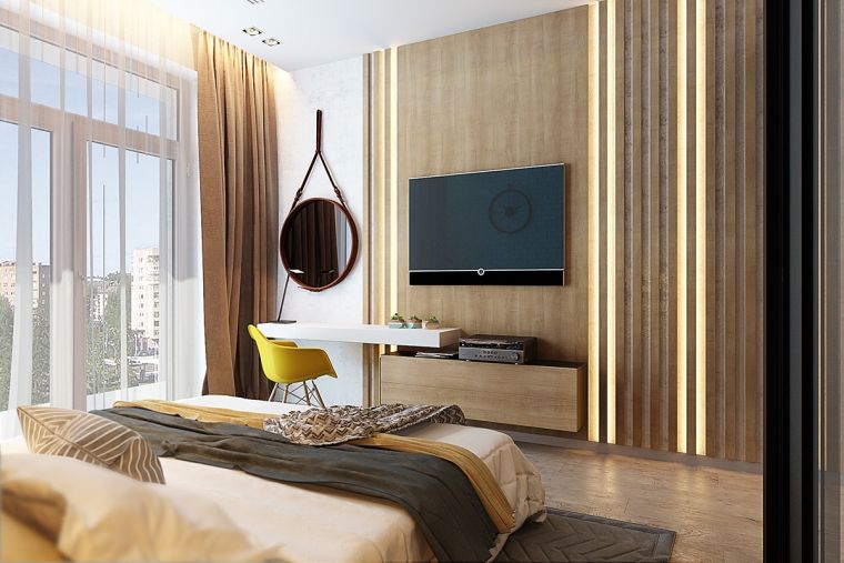 idee decoration murale chambres adultes