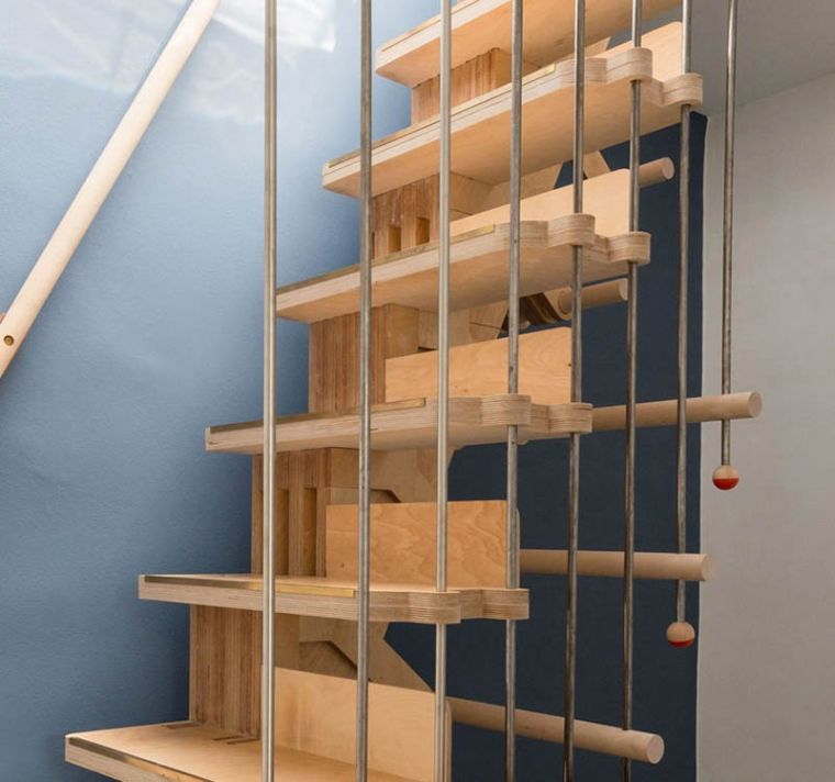 maison deco escaliers en bois