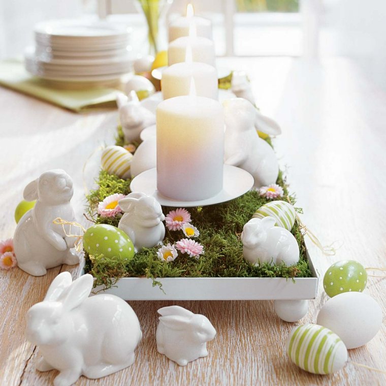 idees deco table fete paques