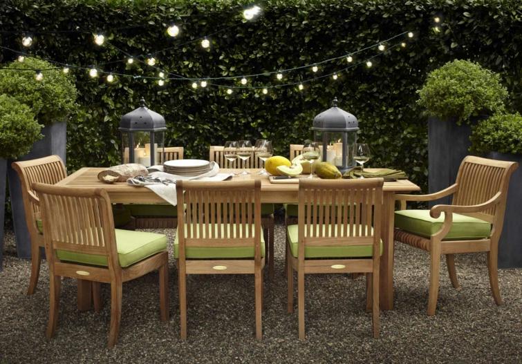 lanterne jardin deco table