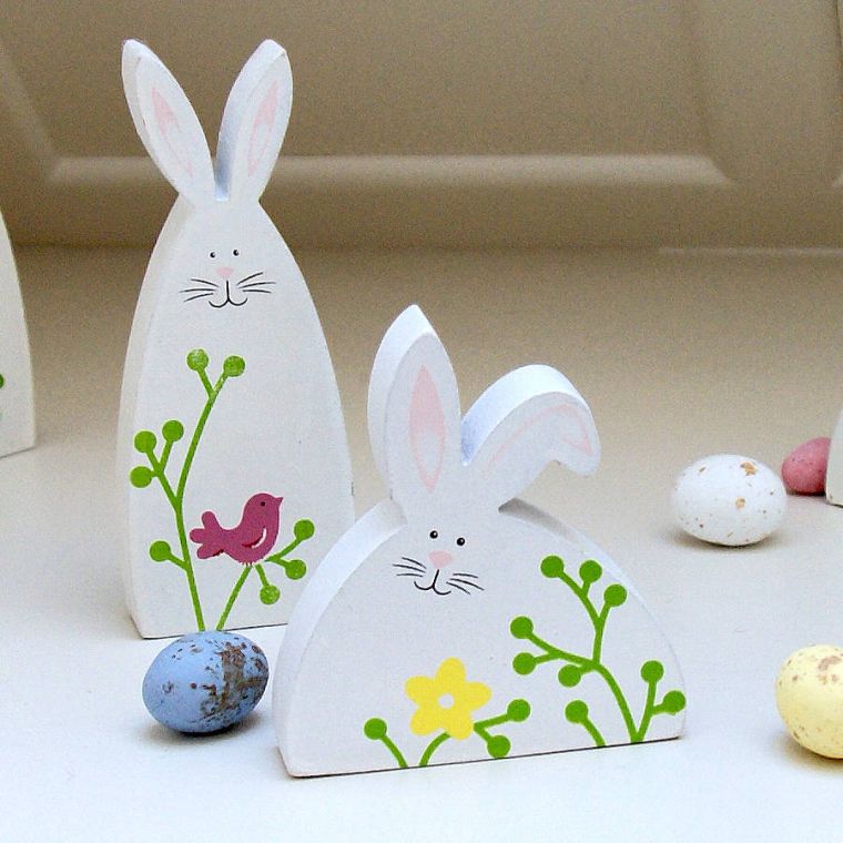 lapin paques decoration idees