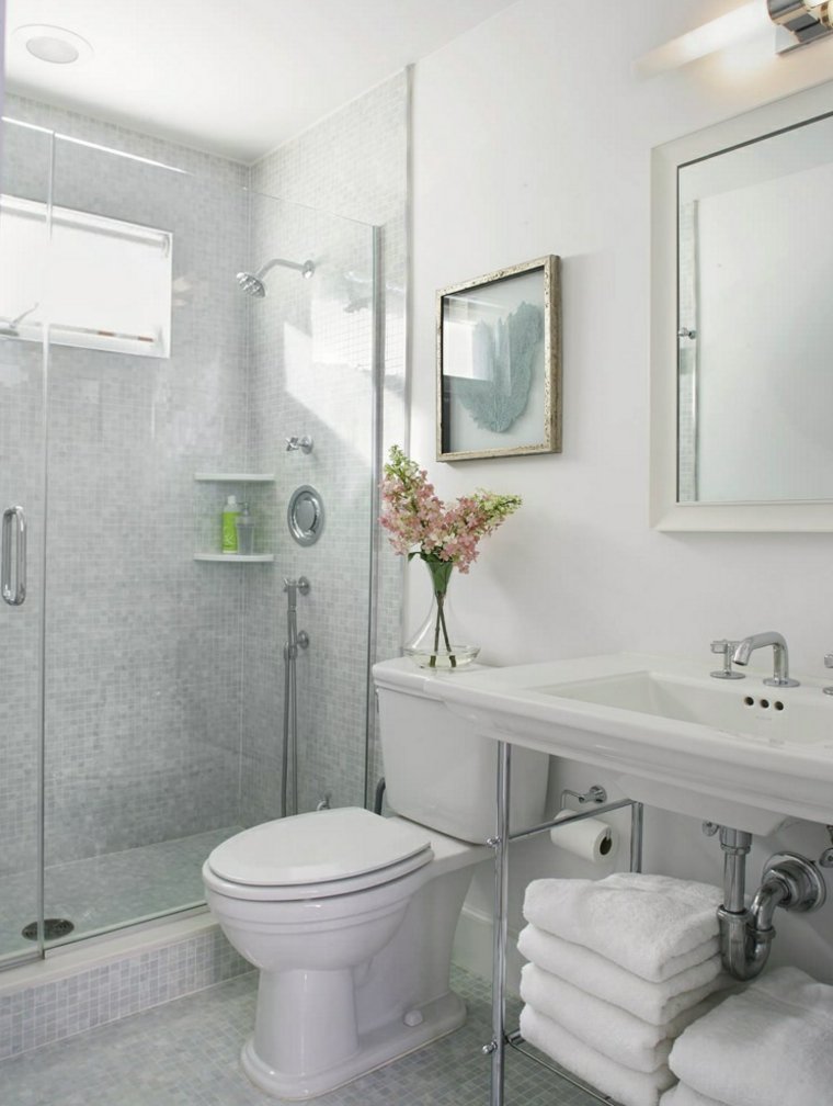 salle de bains design moderne blanc
