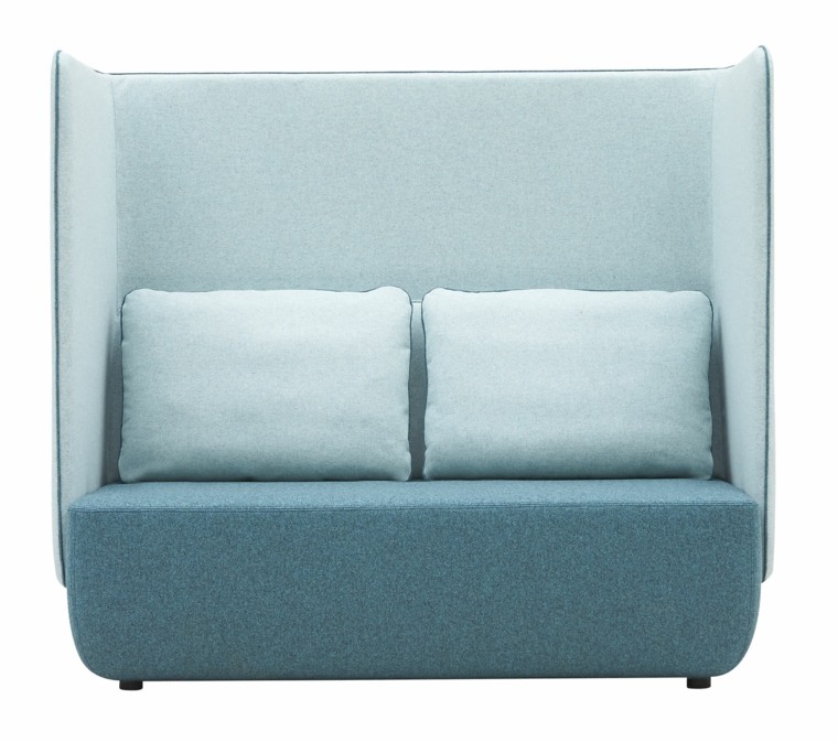 fauteui canapé design bleu moderne softline